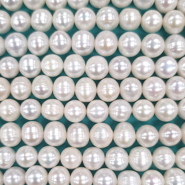 FRESHWATER PEARL POTATO 9-10MM WHITE